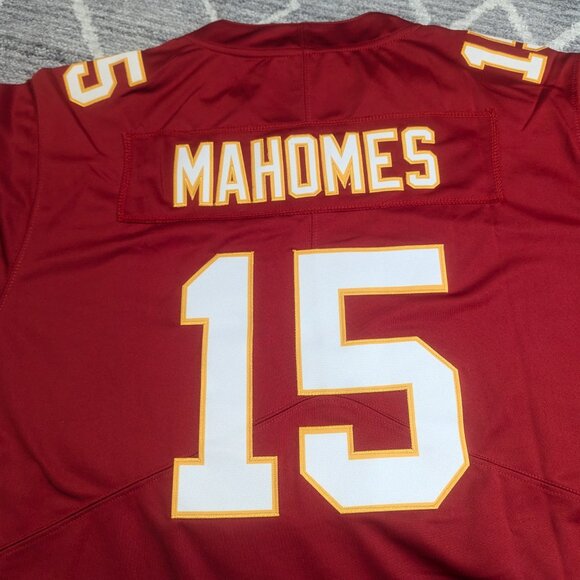 NWOT Kansas City Chiefs Jersey Size Large Red #15 Mahomes - Picture 10 of 11